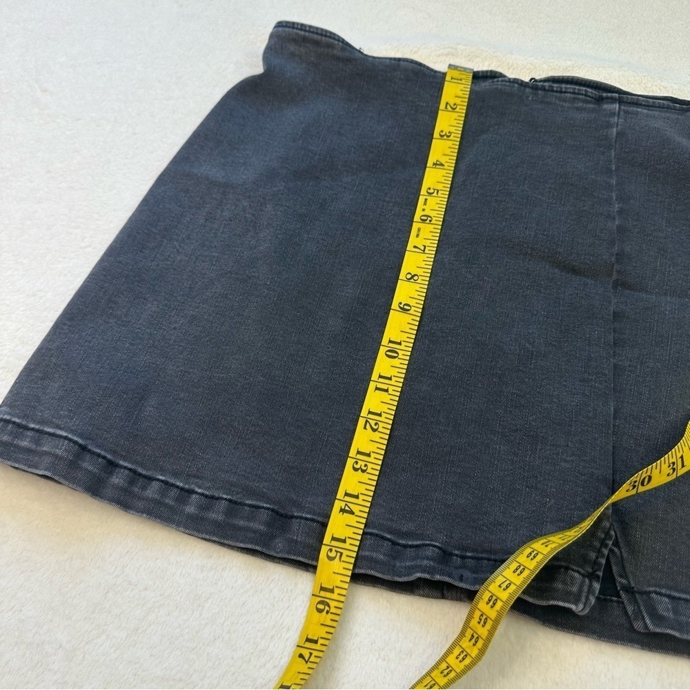 EU Wild Fable Faded Black Stretchy Y2K Style Mini Skirt - Picture 8 of 9
